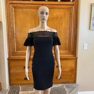 La Petite Robe Di Chiara Boni Noir Dress Size XS